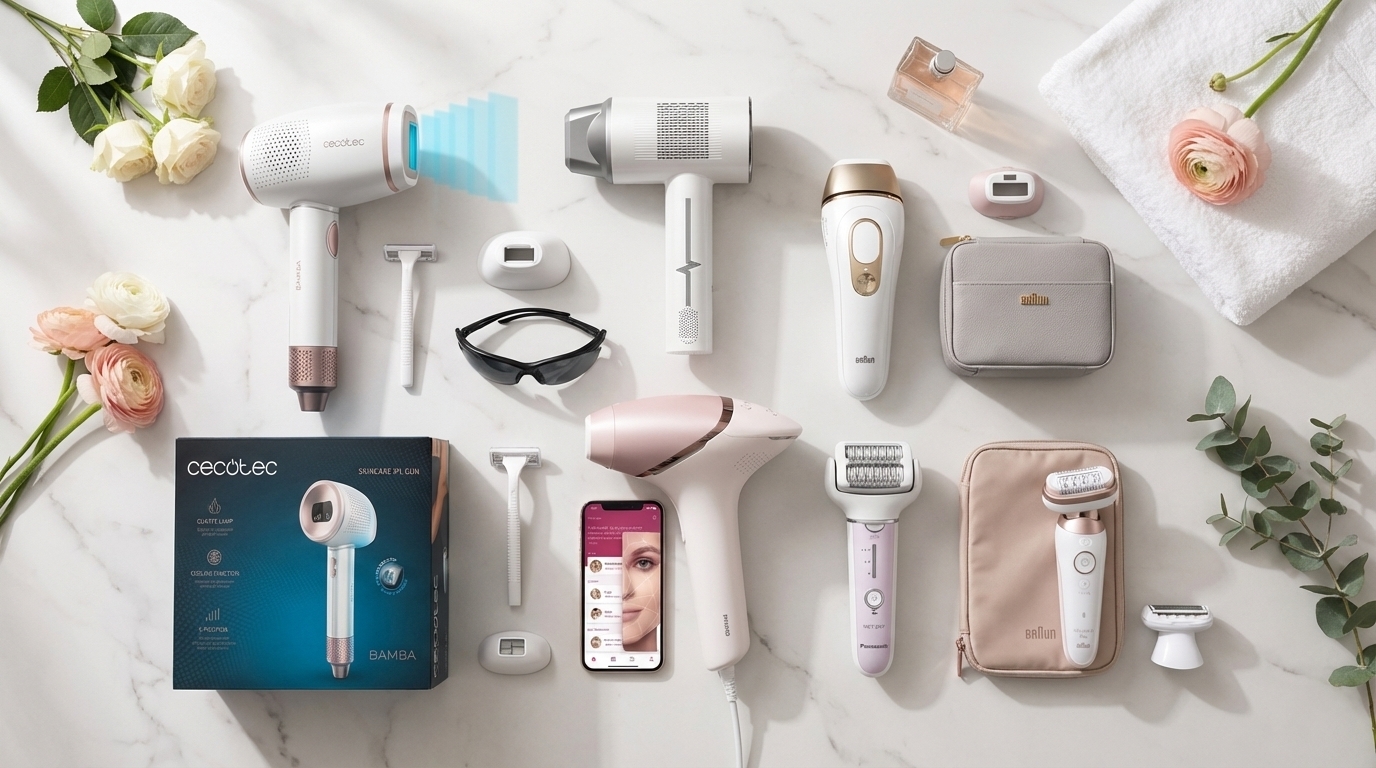 Depiladora – Compara y elige el mejor aparato de depilación láser o eléctrica (2026)